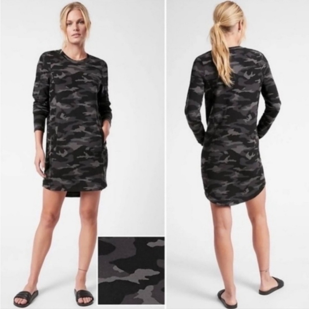 Athlete Lux Balance camo print dress